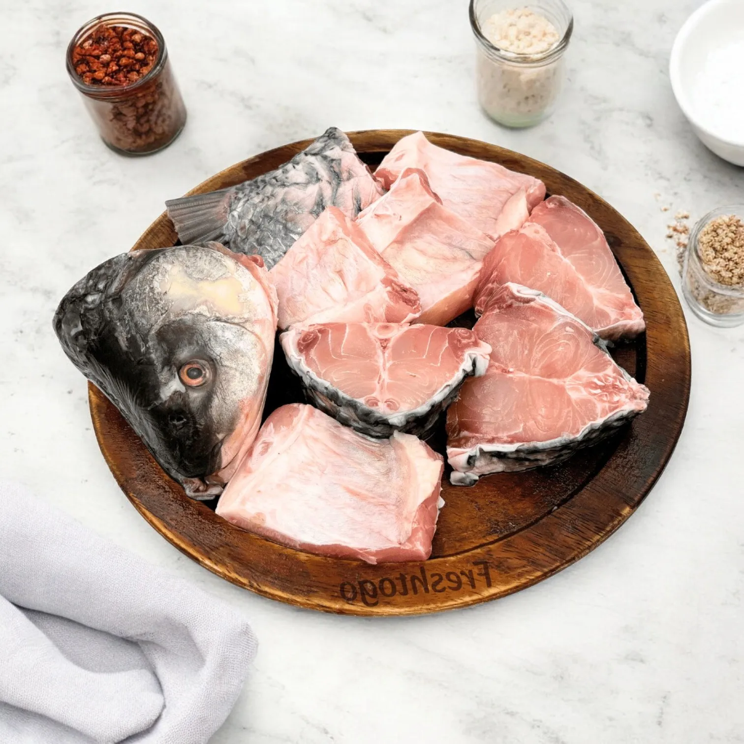 Catla - Whole Fish Cut Into Pieces(2 kg - 2.5 kg)